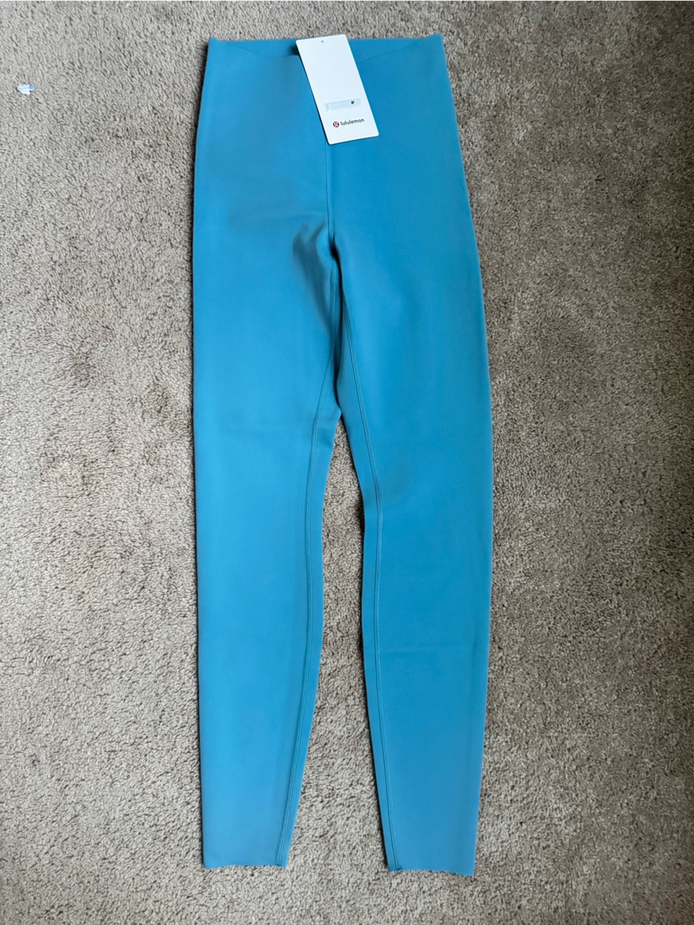 Lululemon Glow Up HR Tight 28” — Size 6 | Washed Blue | NWT